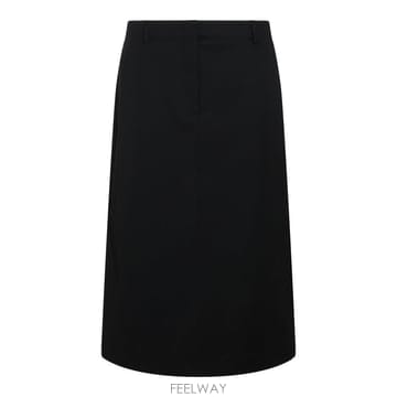 펜디 블랙 버진 울 펜슬 스커트 FQ7767B1H8F0QA1 B0562277430