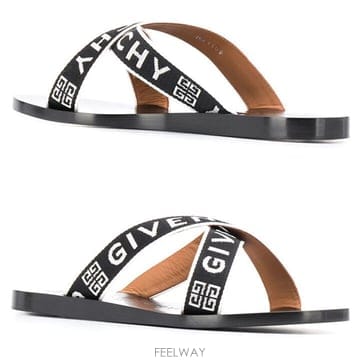 지방시 로고 스트랩 샌들