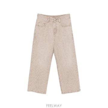 Brunello Cucinelli �׶�����Ÿ �ؿ� ���ڷ� ��ġ�ڸ� ���� CROPPED DENIM �� MP95PP4008C9816�׶�����Ÿ �ؿ� ���ڷ� ��ġ�ڸ� ���� CROPPED DENIM 