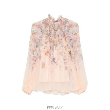 Zimmermann �׶�����Ÿ �ؿ� ���Ӹ� ���� VALIANT PRINTED BLOUSE 0991TF261PEFL�׶�����Ÿ �ؿ� ���Ӹ� ���� VALIANT PRINTED BLOUSE 099