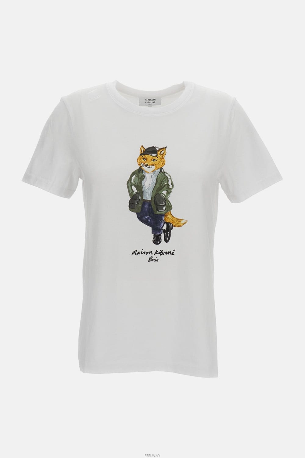 Maison Kitsune [B4] ����Ű���� MRWJT11KJ7026P100 Ƽ���� ž ����[B4] ����Ű���� MRWJT11KJ7026P100 Ƽ���� ž ����