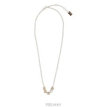 [A94]펜디 8AL588B08F1XA5 여성 주얼리 FENDI FENDI Cube Necklace