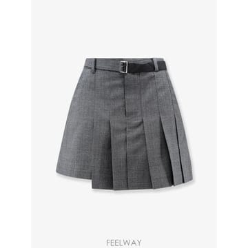 Sacai [N85]��ī�� 2608573 ���� �ݹ��� ���� ���� SACAI Pleated wool shorts[N85]��ī�� 2608573 ���� �ݹ��� ���� ���� SACAI Pleate