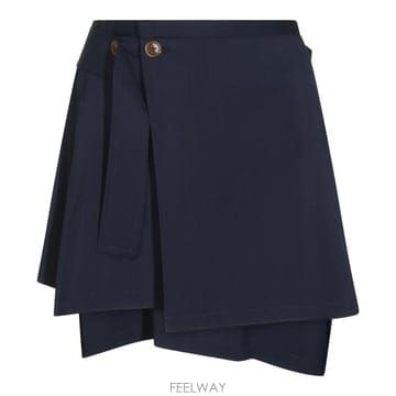[B47]비비안웨스트우드 1F020004W01IOK410 여성 스커트 치마 NAVY WOOL MEGHAN S