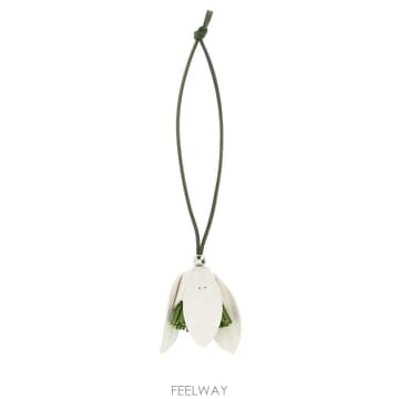 [X45]JW앤더슨 AC0462LA0020 024 Two tone leather Snowdrop charm