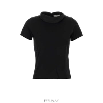 [X45]지방시 BW70GE30ZP 001 여성 티셔츠 민소매 탑 나시 Black jersey t shirt