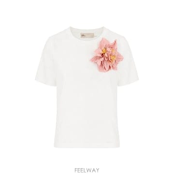 [W63]토리버치 184904 109 여성 티셔츠 상의 탑 T SHIRT