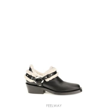 [K68]라반 RBWF031 001 여성 앵클부츠 미들 롱부츠 니하이부츠 여성부츠 Shearling trim