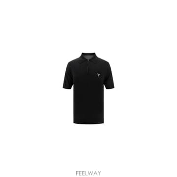 [K68]프라다 UMB456S2311164 F0002 남성 폴로 피케셔츠 Virgin wool Polo Sh