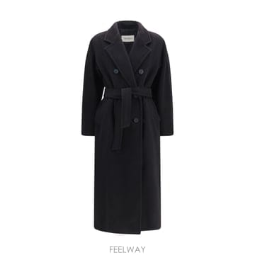 막스마라 마담 더블 브레스티드 벨트 코트