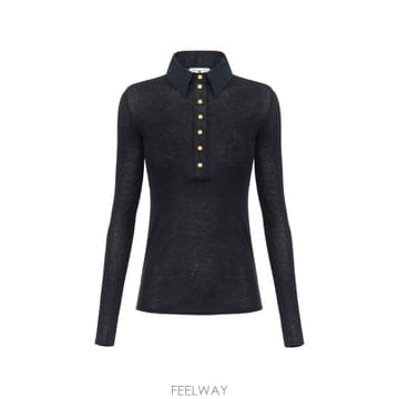 [P13]ELISABETTA FRANCHI MD12B67E2110 의류 폴로티 브이넥폴로티 반팔티셔츠 긴팔티