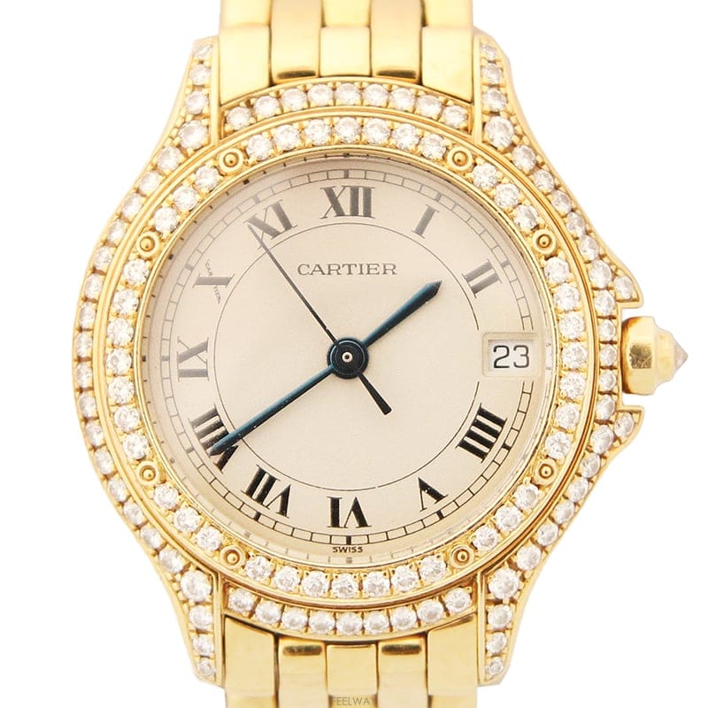 Cartier [��������] Cartier ��쿡 ���� ���̾Ƽ��� ���ΰ��18K 26mm �ð�[��������] Cartier ��쿡 ���� ���̾Ƽ��� ���ΰ��18