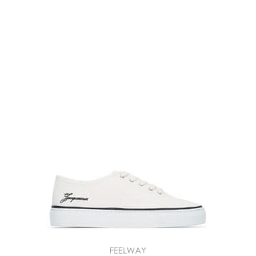 인더샵 JACQUEMUS 자크뮈스 화이트 스니커즈
