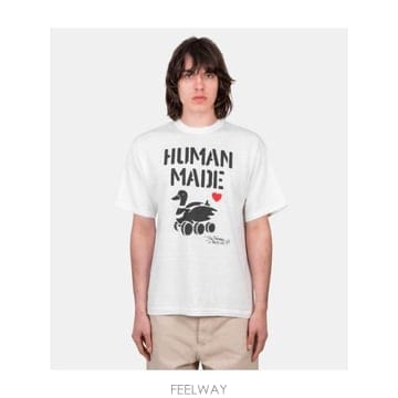 인더샵 HUMAN MADE 휴먼 메이드 그래픽  반팔 티셔츠
