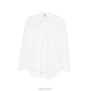 엠에스지엠 버튼 셔츠