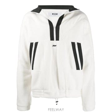 당일배송 엠에스지엠 콘트라스트 스트라이프 스웨트셔츠