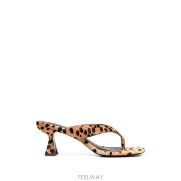 Cult Gaia Abi leopard print sandals 12139927142664 TP7245741
