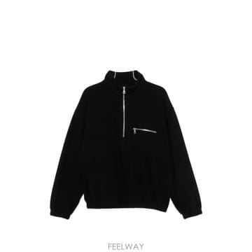 Rier zipped pocket high neck sweater 12296558346504 TP724751