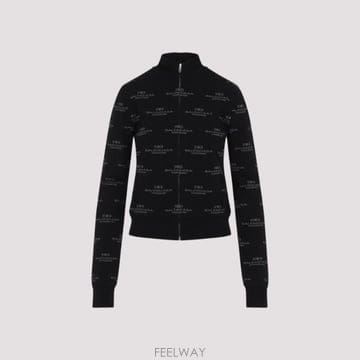 25FW 발렌시아가 All Over 집 업 가디건 812596T17241269 TP578403706