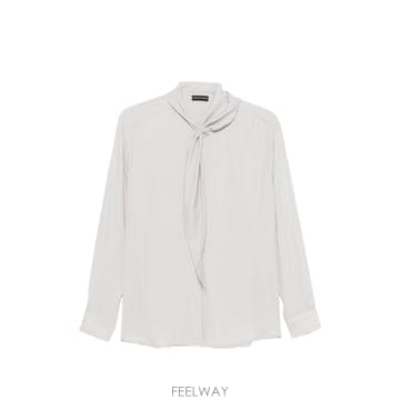 아르마니 실크 블렌드 블라우스