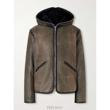 아워 레가시 풀 지퍼 후드 시어링 자켓 M4269FS B0082277967