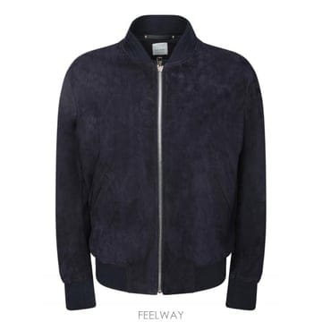 폴스미스 맨즈 REGULAR 핏 SUEDE 봄버 자켓 M1R280UN0004049 TP578088097