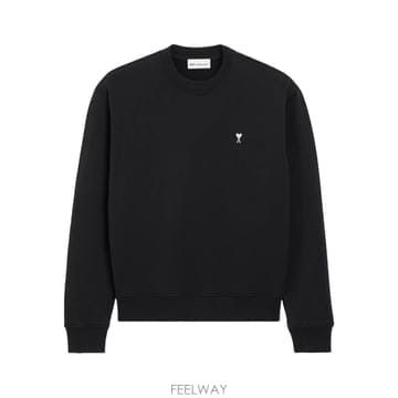 아미 스웨트 셔츠 with embroidered 로고 HSW763730045 TP571640961