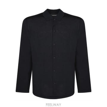 26FW 엠프리오 아르마니 소프트 merino 울  클래식 pointed collar  Concealed b
