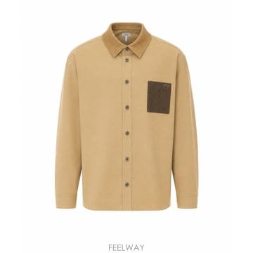 26 F/W 로에베 로고 아나그램 오버셔츠 H526Y05WHC/214 B0012278146