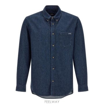 A P C  뉴 그렉 버튼다운 셔츠 COHALH12651 IAI TP979704812
