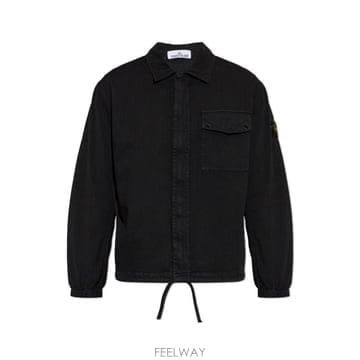 스톤 아일랜드 로고 패치 롱 슬리브 재킷 L2S151200014S0456 V0029 TP979686643