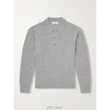 26 FW 그레이 울 폴로 니트 스웨터 TP580272846
