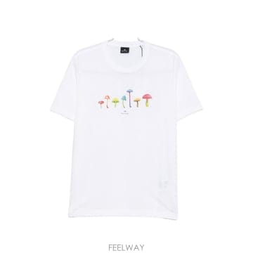 폴 스미스 MUSHROOMS 코튼 티셔츠 M2R011RWP60770 B0712277105