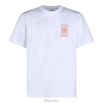 카사블랑카 화이트 코튼 MEDUSE 티셔츠 MAW26JTS00114 B0482278203