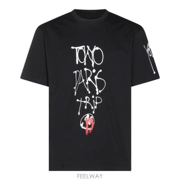 Y3 와이쓰리 블랙 코튼 티셔츠 KR1067BLACK B0482278253