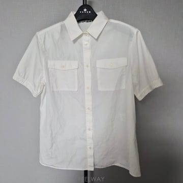 로로피아나 90 화이트 셔츠 블라우스 W-반팔-249