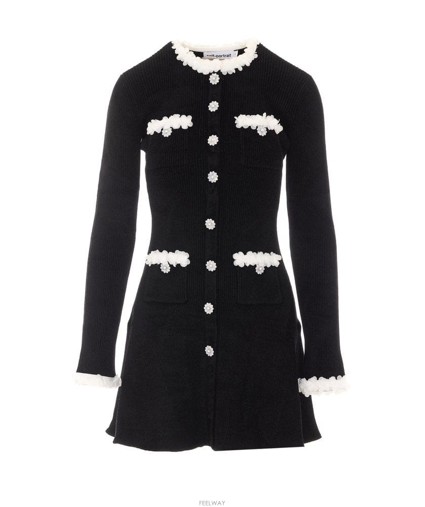 Self Portrait 26 F/W ���� ��Ʈ����Ʈ �Ŵ� ��Ʈ �̴� �巹�� 099S/BLAC B001227871826 F/W ���� ��Ʈ����Ʈ �Ŵ� ��Ʈ �̴� �巹�� 099S/BLAC