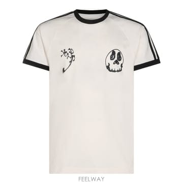Y3 와이쓰리 초크 화이트 코튼 티셔츠 KX3813WHITE B0562278835