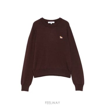 메종 키츠네 베이비 폭스 울 크루넥 점퍼 PW00801KT11810 B0712278903