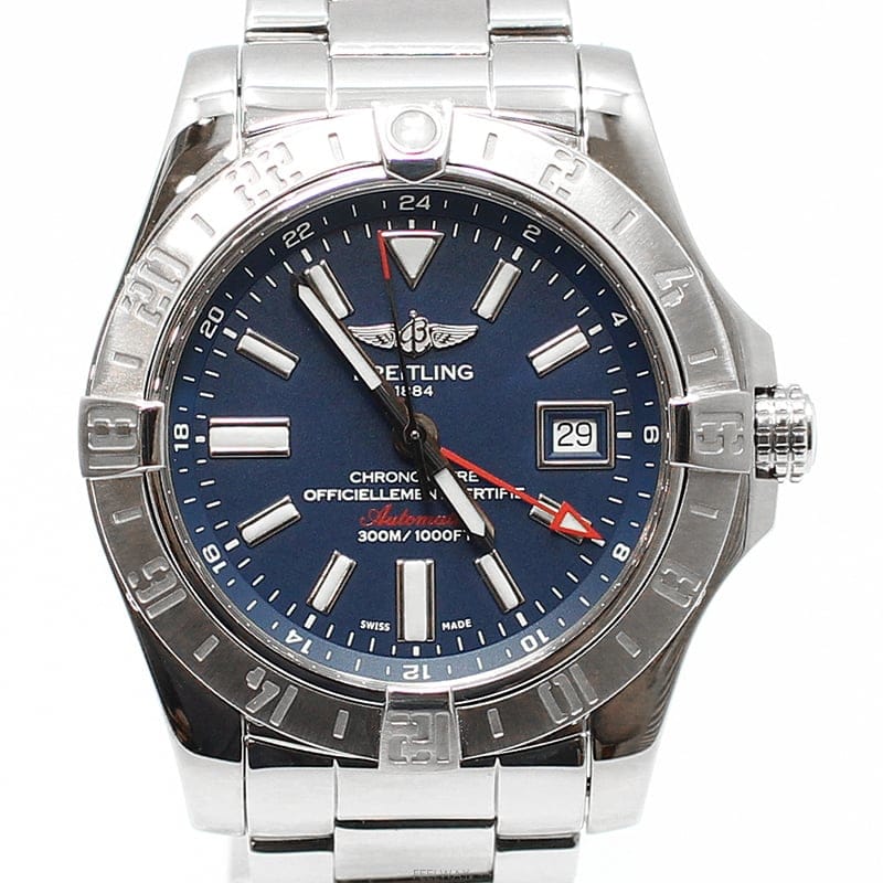 Breitling �����Ʋ�� A32390 ��� ��� 2 GMT 43MM û�� �����ƽ ��ƿ �ð�����Ʋ�� A32390 ��� ��� 2 GMT 43MM û�� �����