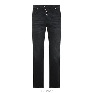 FENDI [B47]��� FLP376B1PHF0QA1 ���� û���� ������ BLACK COTTON JEANS[B47]��� FLP376B1PHF0QA1 ���� û���� ������ BLACK COT