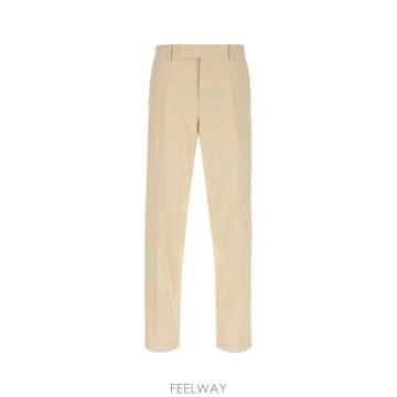 [X45]펜디 FB1108AYUE F0RQ0 남성 바지 면바지 조거 카고 와이드 Cream gabardine