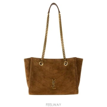 [X45]생로랑 8726801U807 2916 여성 토트백 쇼퍼백 탑핸들백 핸드백 Camel suede sm