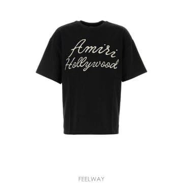 [X45]아미리 AM426JR009 BLACK 남성 티셔츠 민소매 탑 Black cotton t shirt