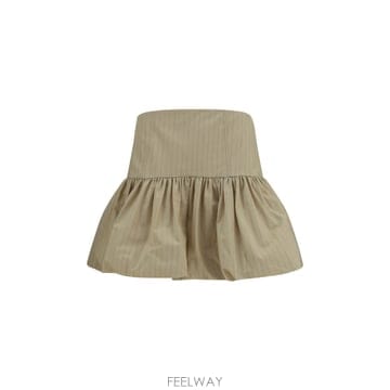 GANNI [K68]���� A1090262 031 ���� ��ĿƮ ġ�� �� �̵� �̴Ͻ�ĿƮ Ruffled mini Skirt[K68]���� A1090262 031 ���� ��ĿƮ ġ�� �� �̵� �̴Ͻ�