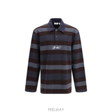 [K68]오프화이트 OMAD015F26JER00290 960 남성 폴로 피케셔츠 Stroke Polo Shi