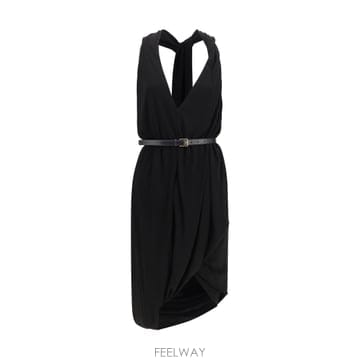 Loewe [K68]�ο��� S359Y09XMA 1100 ���� ���ǽ� �� �̵� �̴� �巹�� Draped viscose D[K68]�ο��� S359Y09XMA 1100 ���� ���ǽ� �� �̵� �̴� 