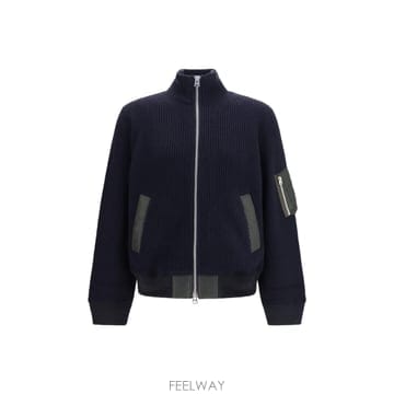 [K68]사카이 2604128M 233 남성 니트 스웨터 가디건 Ribbed Sweater
