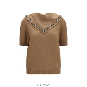 PRADA [K68]����� P24D3GSOOO17E2 F0040 ���� ��Ʈ ������ ����� Cashmere Sweater[K68]����� P24D3GSOOO17E2 F0040 ���� ��Ʈ ������ ����