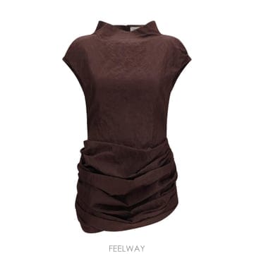 | Other Brand | [K68]MAGDA BUTRYM 183726 BROWN ���� ���ǽ� �� �̵� �̴� �巹�� Draped Min[K68]MAGDA BUTRYM 183726 BROWN ���� ���ǽ� �� �̵� ��